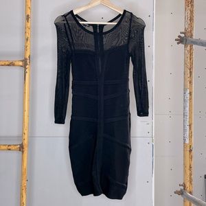 Bebe Bodycon Bandage Mini Dress